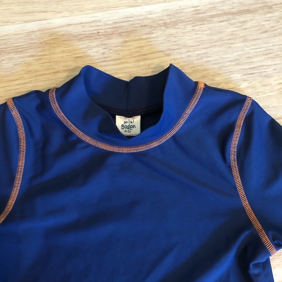 Mini Boden Swim Rashguard Size 4/5 - Picture 3 of 4